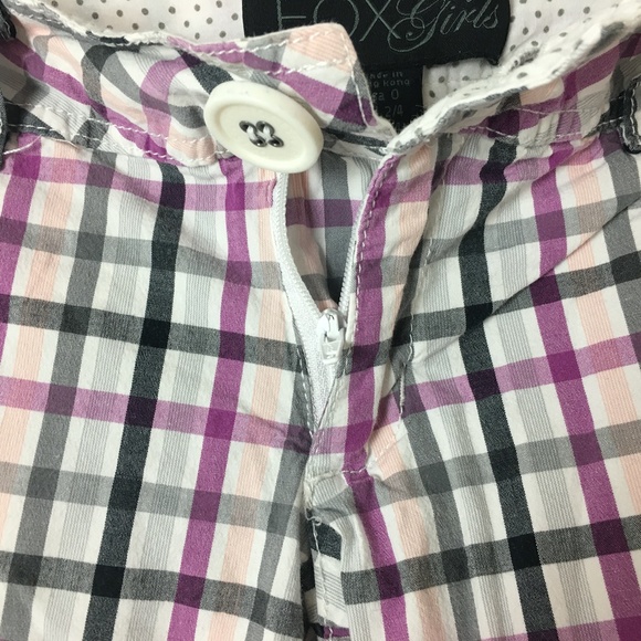 Fox Girls Striped Shorts - Picture 2 of 4